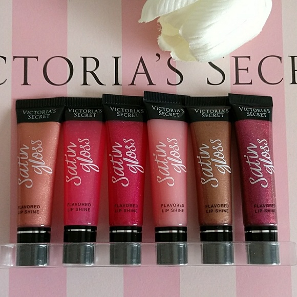 Victoria's Secret Makeup 6 Pc Victorias Secret Satin Lip Glossnwt